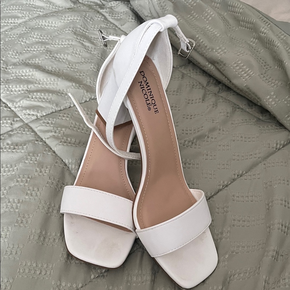 White Sandal Heels